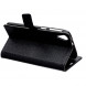 Кожаный чехол книжка с визитницей для HTC Desire 828 (Черный)