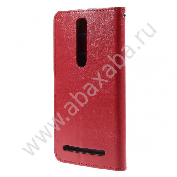 Чехол книжка для Asus Zenfone 2 ZE551ML (Красный)
