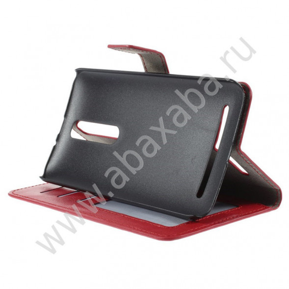 Чехол книжка для Asus Zenfone 2 ZE551ML (Красный)
