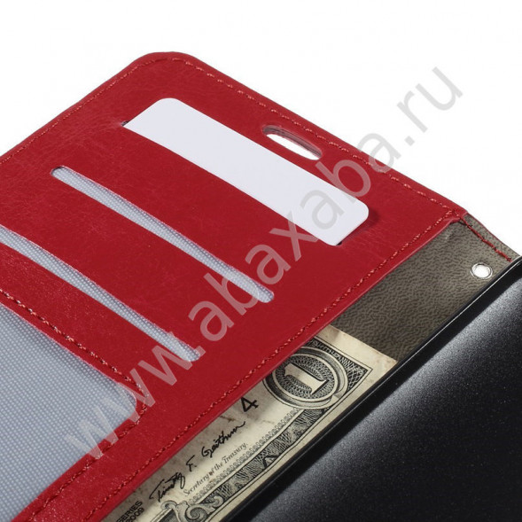 Чехол книжка для Asus Zenfone 2 ZE551ML (Красный)