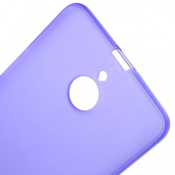 TPU Чехол накладка для Microsoft Lumia 850 (Фиолетовый)