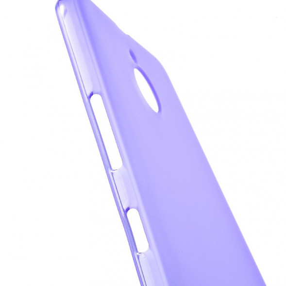 TPU Чехол накладка для Microsoft Lumia 850 (Фиолетовый)