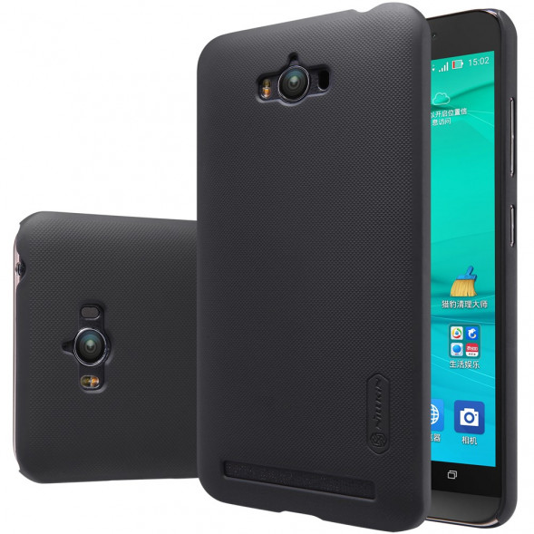 Пластиковый чехол накладка Nillkin для Asus Zenfone Max (ZC550KL) (Черный)
