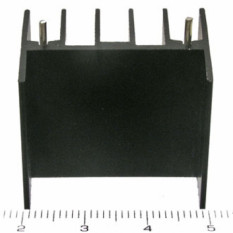 BLA021-25 Радиатор ребристый (черный)