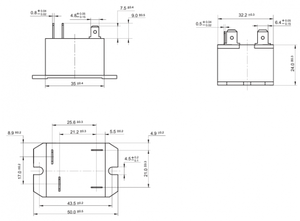 HF37F/005-1H Реле электромагнитное