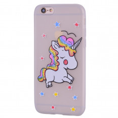 Чехол с единорогом для iPhone 6 / 6S (белый)