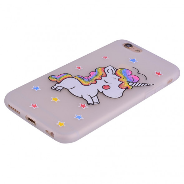 Чехол с единорогом для iPhone 6 / 6S (белый)