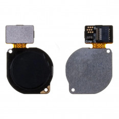 Шлейф для Huawei Honor 9C (AKA-L29) на сканер отпечатка пальцев (Черный)