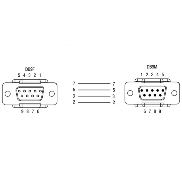 DB-9M CONNFLY разъем 9Pin