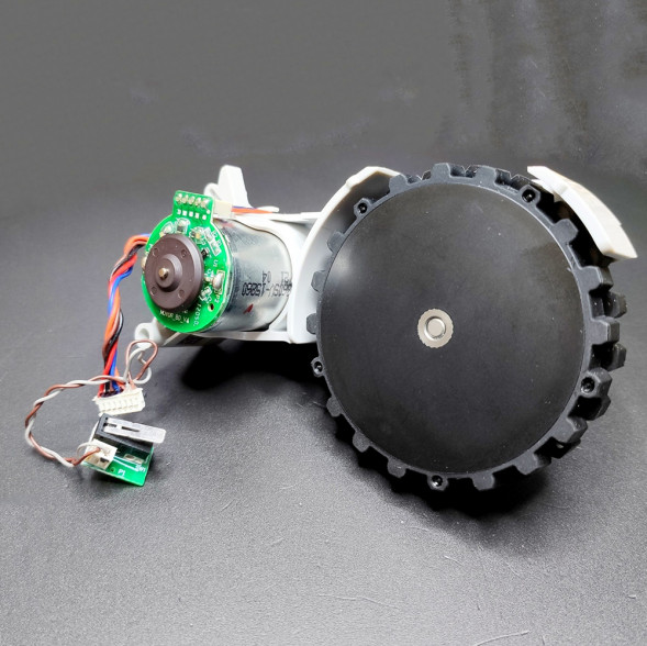 Колесо робота пылесоса Xiaomi Trouver Robot LDS Vacuum-Mop Finder (RLS3), Dreame D9 RLS5-WH0, D9 Pro RLS5-BL0, Vacuum Mop 2 STYTJ03ZHM (R) правое