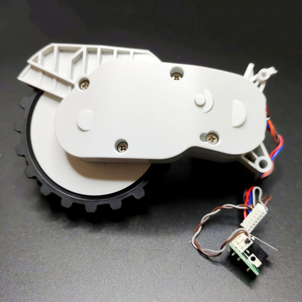 Колесо робота пылесоса Xiaomi Trouver Robot LDS Vacuum-Mop Finder (RLS3), Dreame D9 RLS5-WH0, D9 Pro RLS5-BL0, Vacuum Mop 2 STYTJ03ZHM (R) правое