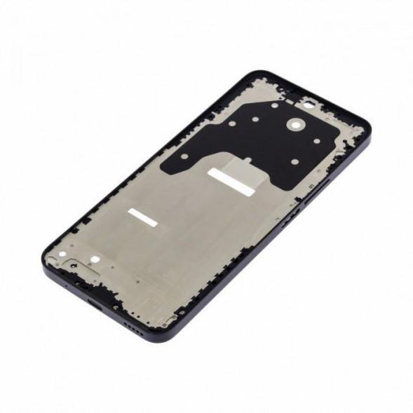 Рамка дисплея для Huawei Honor X8a (CRT-LX1) (Черная) средняя часть корпуса