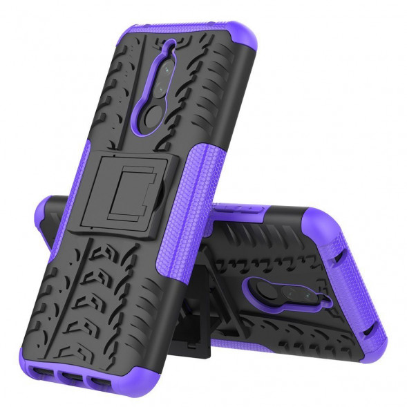 Чехол с подставкой для Xiaomi Redmi 8, Redmi 8A (фиолетовый)