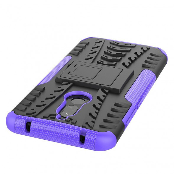 Чехол с подставкой для Xiaomi Redmi 8, Redmi 8A (фиолетовый)
