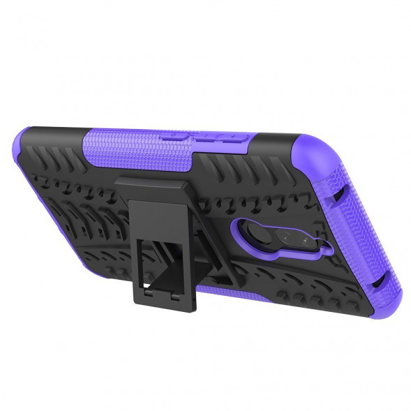 Чехол с подставкой для Xiaomi Redmi 8, Redmi 8A (фиолетовый)