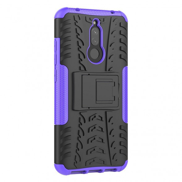 Чехол с подставкой для Xiaomi Redmi 8, Redmi 8A (фиолетовый)