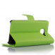 Чехол книжка с визитницей для Samsung Galaxy A3 (2016) SM-A310 (Зеленый)