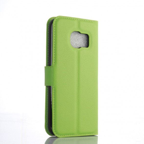 Чехол книжка с визитницей для Samsung Galaxy S7 (SM-G930) (Зеленый)