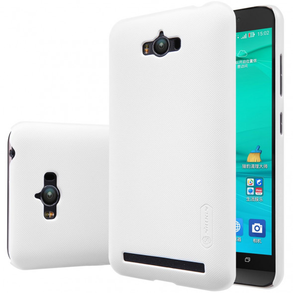 Пластиковый чехол накладка Nillkin для Asus Zenfone Max (ZC550KL) (Белый)