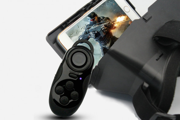 Беспроводной джойстик для смартфонов (Черный)