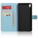 Чехол книжкой с визитницей для Sony Xperia XA Ultra (Голубой)