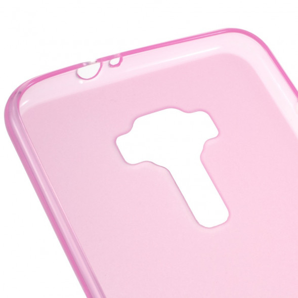 TPU Чехол накладка для Asus Zenfone 3 ZE552KL (Розовый)