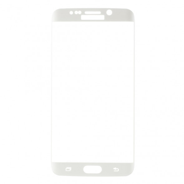 3D Защитное стекло для Samsung S6 Edge SM-G925 (Белое)