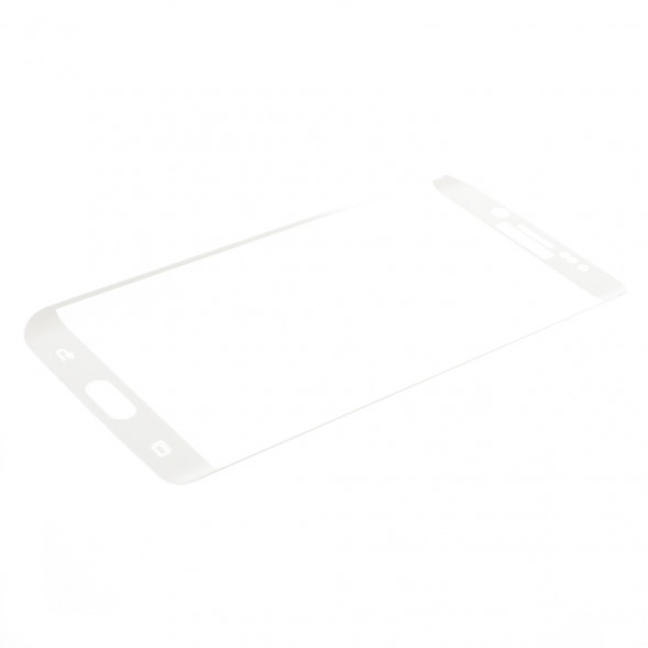 3D Защитное стекло для Samsung S6 Edge SM-G925 (Белое)
