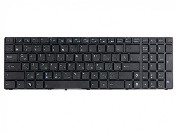 Клавиатура для ноутбука Asus A52, A72, F70, G51, K72 (кнопки отдельные) (Черная)