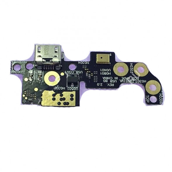 Шлейф для Asus ZenFone Zoom ZX551ML плата на системный разъем, микрофон
