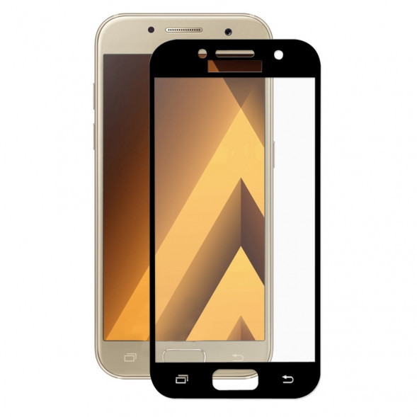 3D Защитное стекло для Samsung Galaxy A3 2017 A320F (черный)
