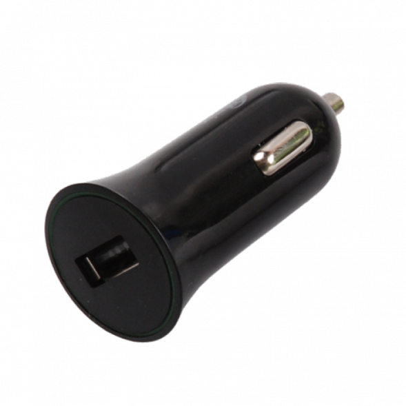 Зарядка автомобильная Ritmix RM-112DC 1000mA (чёрный)