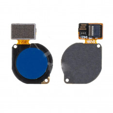 Шлейф для Huawei Honor 9C (AKA-L29) на сканер отпечатка пальцев (Синий)