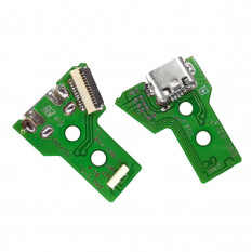 Плата на разъем зарядки DualShock 4 JDS-050, JDS-055 PlayStation 4 шлейф для геймпада