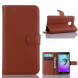 Чехол книжка с визитницей для Samsung Galaxy A3 (2016) SM-A310 (Коричневый)