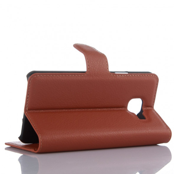 Чехол книжка с визитницей для Samsung Galaxy A3 (2016) SM-A310 (Коричневый)