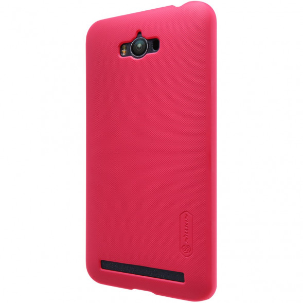 Пластиковый чехол накладка Nillkin для Asus Zenfone Max (ZC550KL) (Малиновый)