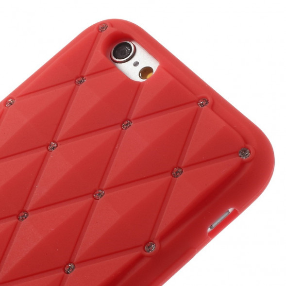 Чехол Starry Sky со стразами для iPhone 6 / 6s (красный)