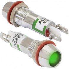 Светодиодная лампочка в корпусе L-615-G 220v (8mm)