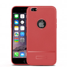 Чехол накладка Litchi для iPhone 6s / 6 (Красный)