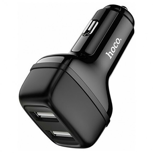 Автомобильное зарядное устройство Hoco Z36 Leader 2USB, 2.4А (Черный)