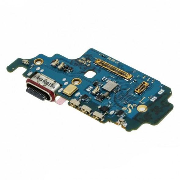 Шлейф для Samsung G998 Galaxy S21 Ultra плата на разъем зарядки, разъем сим и микрофон