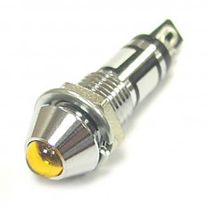 N-706-Y 220V Индикаторная лампа в корпусе (желтый)