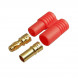 3.5 Red jacket type banana Разъемы для RC моделей (Красный)