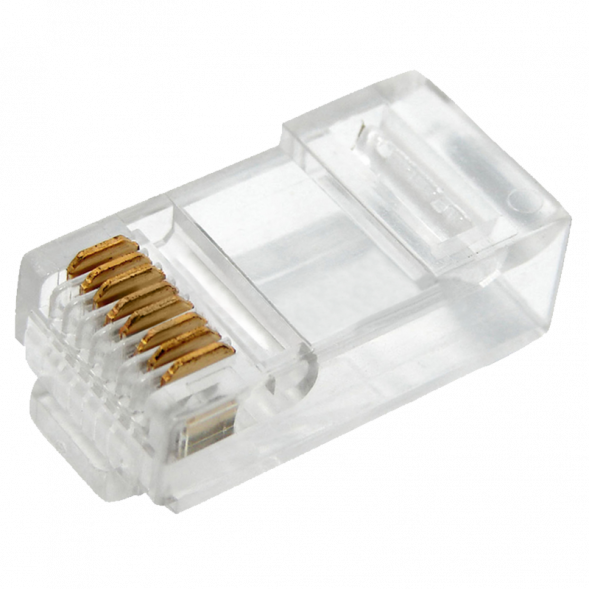 Коннектор RJ45 разъем для интернет LAN кабеля (50шт)