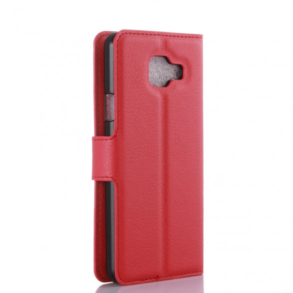 Чехол книжка с визитницей для Samsung Galaxy A3 (2016) SM-A310 (Красный)