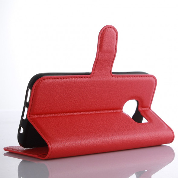 Чехол книжка с визитницей для Samsung Galaxy S7 (SM-G930) (Красный)