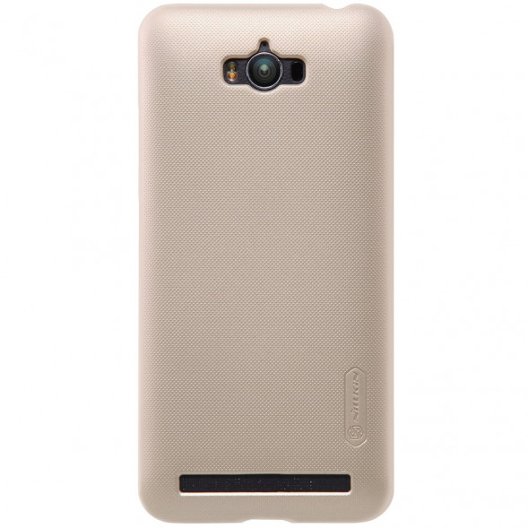 Пластиковый чехол накладка Nillkin для Asus Zenfone Max (ZC550KL) (Золотистый)