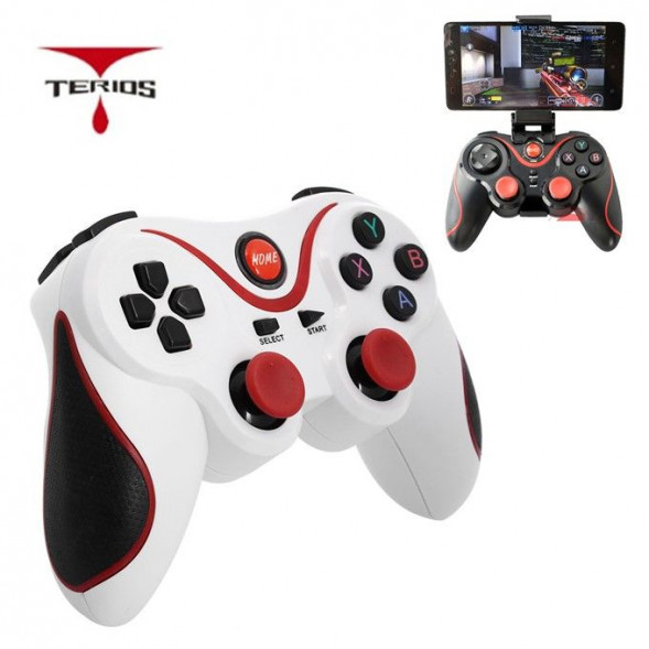 Игровой джойстик для смартфонов Terios (Белый)