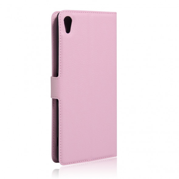 Чехол книжкой с визитницей для Sony Xperia XA Ultra (Розовый)